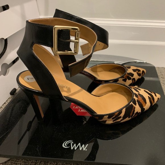 Nine west leopard slingbacks size 7 - Picture 2 of 4